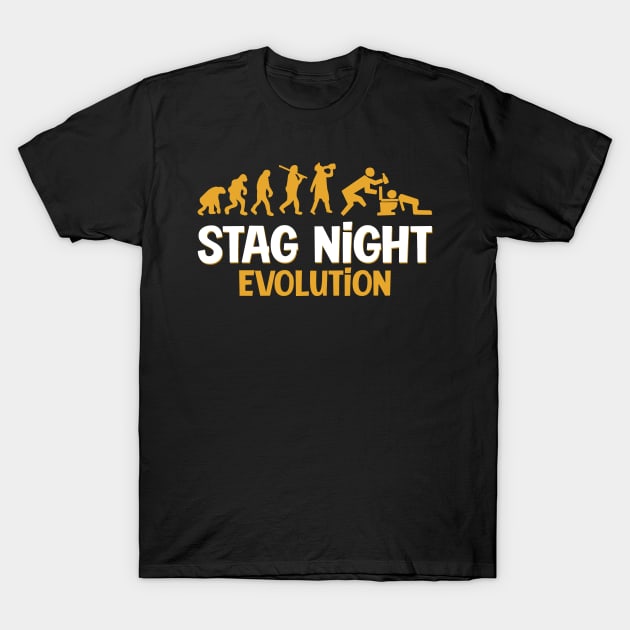 Stag Night Evolution T-Shirt by Imutobi